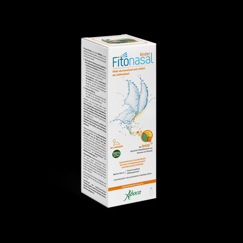 Eine Packung Aboca Fitonasal Kinder-Nasenspray, 125 Milliliter